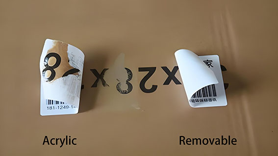 Application of Water-Based Adhesive and Removable Adhesive for Labels